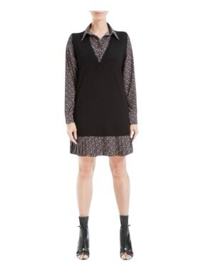 MAX STUDIO Twofer Layered Look Sweater Dress, Size M.